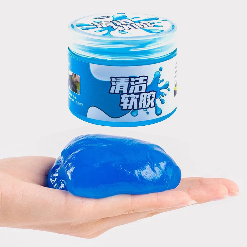 Car interior crevice cleaning soft clay car multifunctional air vent cleaning clay home keyboard gel portable