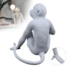 Creative Resin Sitting Monkey Table Lamp Hanging Wall Light For Bedroom us 2