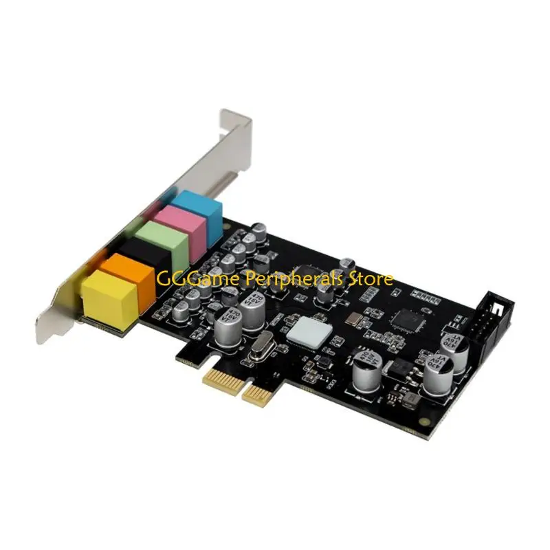 가상 서라운드 사운드를 위한 U55B 전문가 ST117 PCIe 청각 카드 CM6212 7.1CH