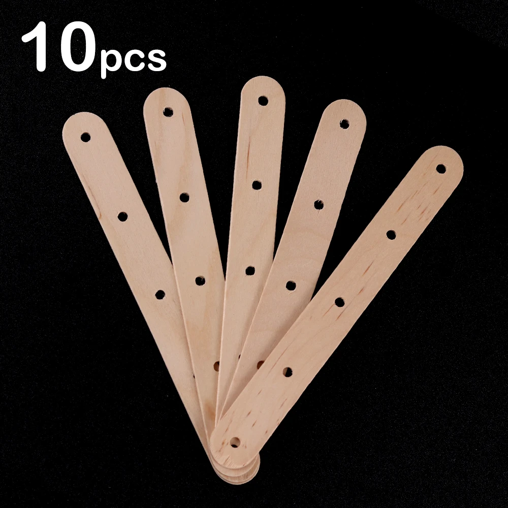 Wooden Wax Core Holder with Holes for DIY Candle Making and Aromatherapy