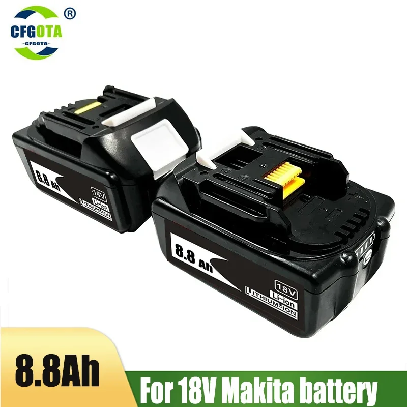 

Аккумуляторная батарея BL1860, 18 в, 8800 мАч, литий-ионная батарея для Makita BL1840, BL1850, BL1830, BL1860B, LXT400