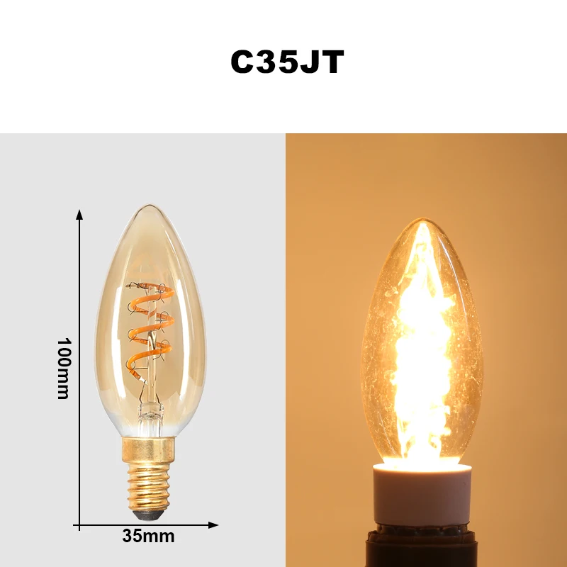 ตัวเลือกสินค้า หลอดไฟสไตล์ย้อนยุค Vintage Edison LED ตกแต่งบ้าน
