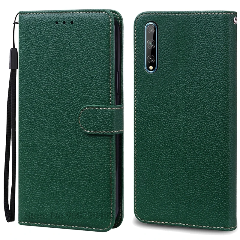 Luxurious Soft TPU Leather Flip Wallet Phone Case with Strap and Card Slots