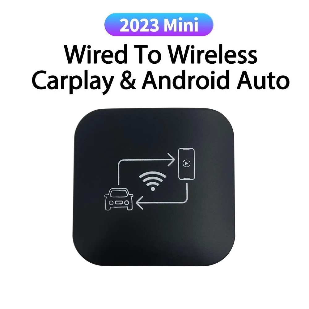 

Mini Carplay&Auto Box Dongle Wired To Wireless For Audi BMW Mercedes Toyota Mazda Nissan BMW Suzuki Subaru Kia Ford Opel Skoda