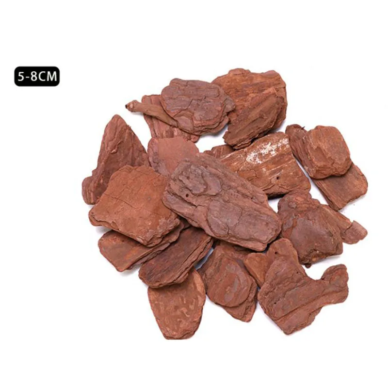 Natürliche kriechende Haustier matte Material Schildkröte Zucht box Landschafts bau Regenwald Tank Landschaft zerquetschte Kiefer Scheiben Kiefern rinde – Detail 4