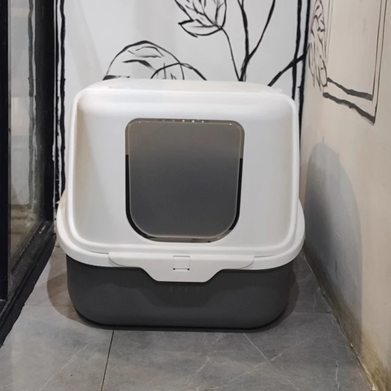 

Closed Sand Cat Bedpans Hidden Dryer Box Portable Tray Bed Cats Toilet Large Gatos Productos Para Mascotas Pet home furnishing