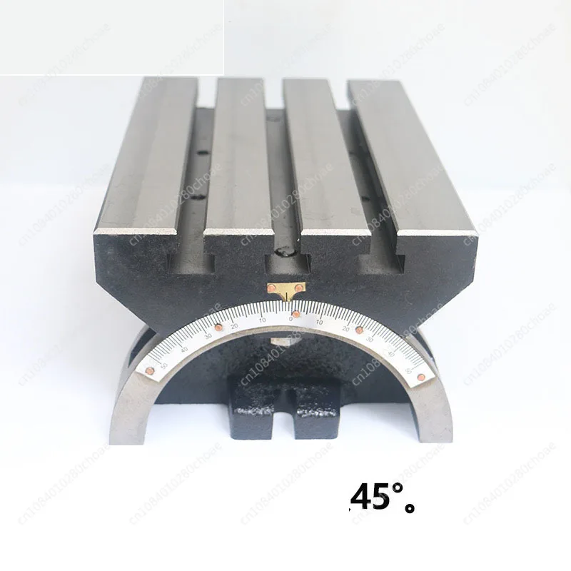 7 inch milling machine angle adjustable angle precision table (unilateral shake)