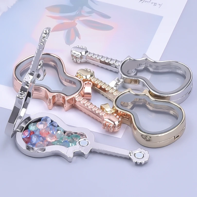 1Pc 하트 크로스 타원형 부동 유골 홀더 로켓 펜던트 펑크 개 태그 기타 카메라 메모리 그림 Medaillon подвески 쥬얼리