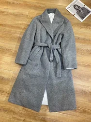 Lightweight Down Coat, 100% Cashmere, Knitted, Casual Style