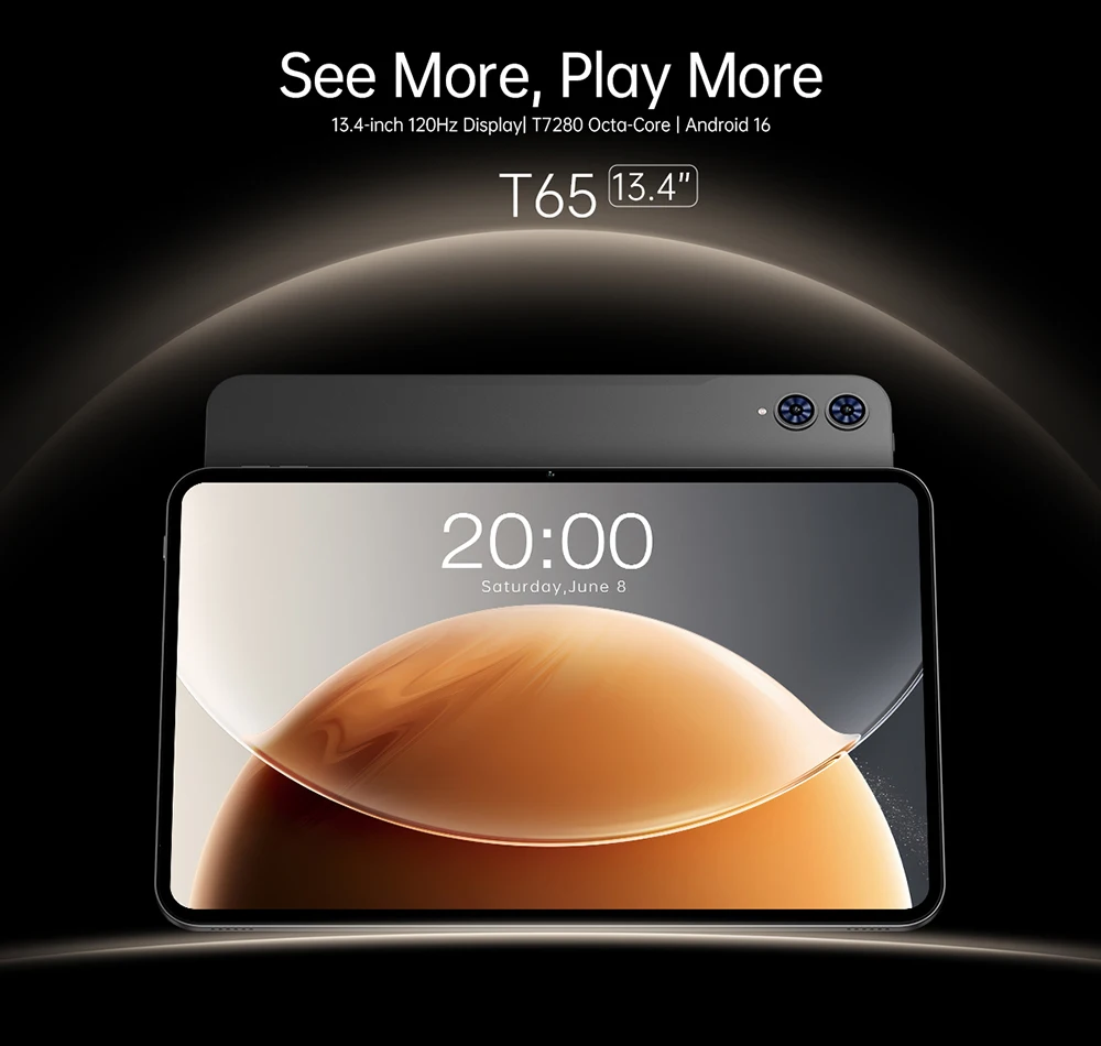 Immagine della fotocamera posteriore del Teclast T65