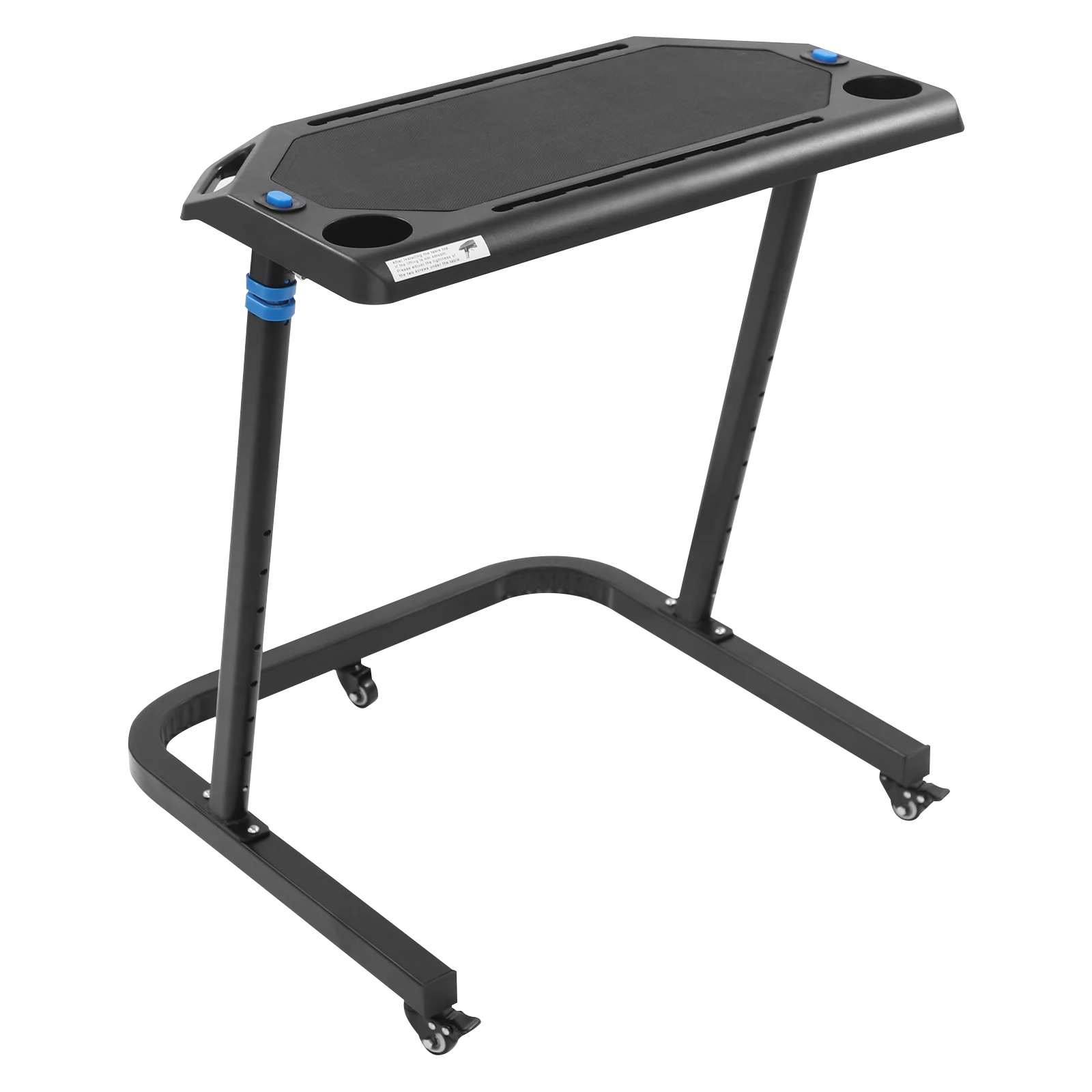 Verstellbarer Fahrradtrainer-Tisch 28x14 Zoll Laptopständer für Peloton & Indoor Cycling, 8-fach höhenverstellbar mit 110 lbs Tragkraft – Detail 7