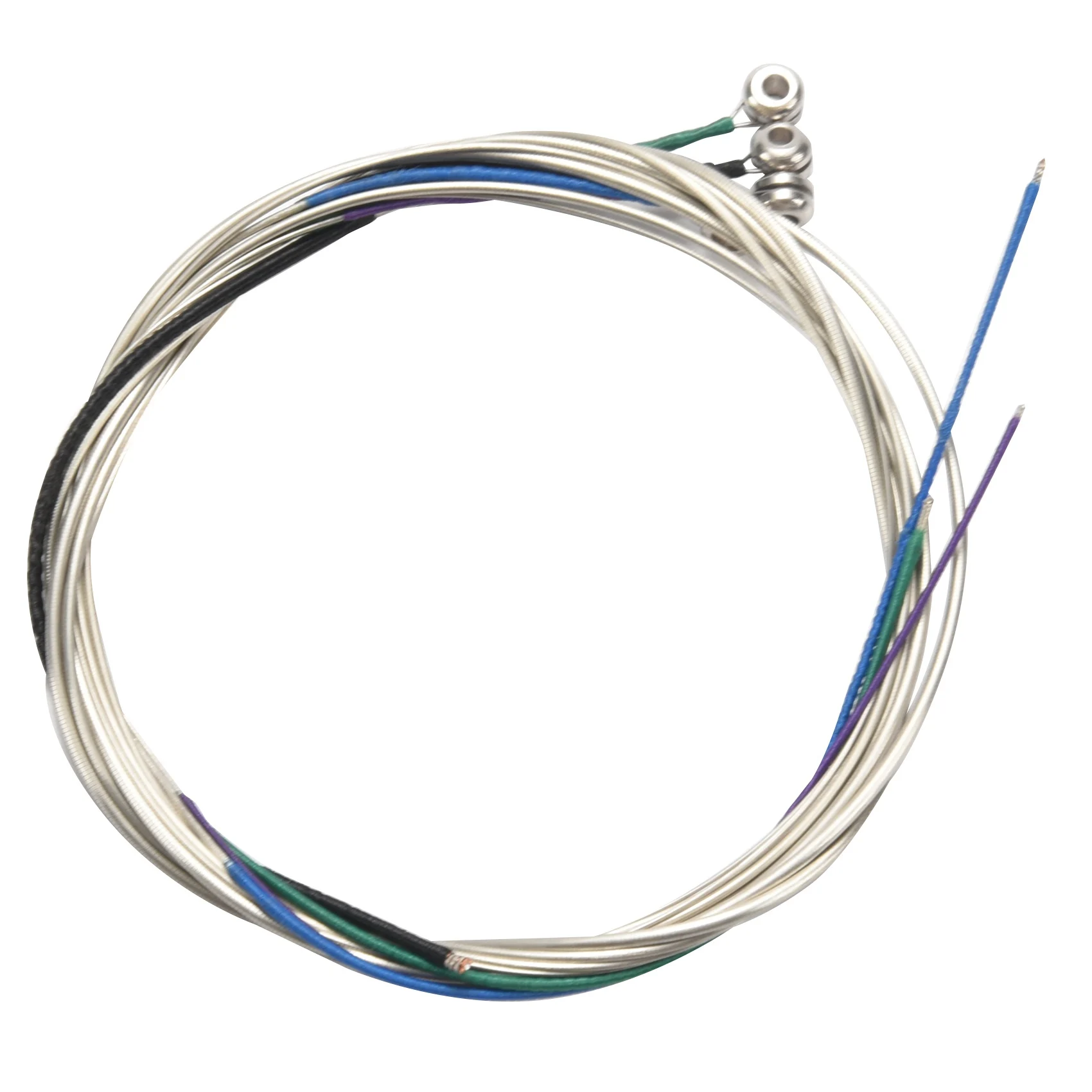 V70 Viola Strings Nichel Cromo Avvolto Adgc Set Completo Di Estremità Della Sfera Metallica