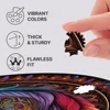 Wooden Puzzle Mandala Horse 3D Wood Jigsaw Puzzle Retro Toys Wooden Animal Puzzles Board Game For Adults Kids With Wood Gift Box 4