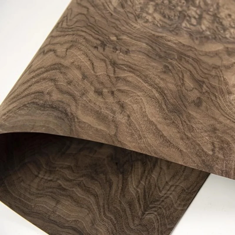 Natural black walnut block wood veneer decoration refurbished furniture speaker high-end tray veneer