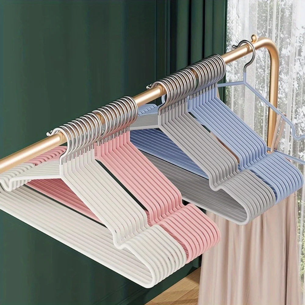 Anti-Slip Metal Clothes Hangers (20 Pack) 2