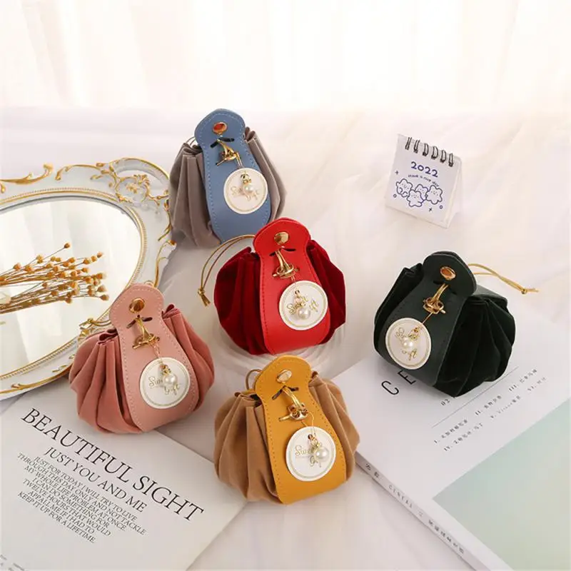 Flocking-Handbag-Tighten-Up-Festival-Drawstring-Bag-Birthday-Flannel ...