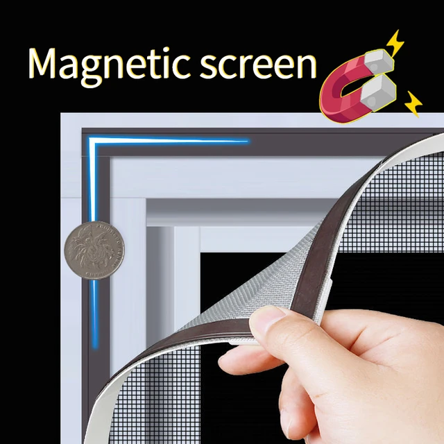 4Pcs Magnetische Streifen Set für Vorhänge Selbst-Adhesive