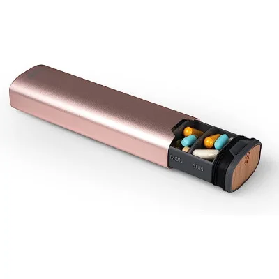 1pcs Pill Organizer Weekly Travel Pill Box 7 Days Daily Pill Case Container Dispenser To Hold Vitamins Medication Supplements