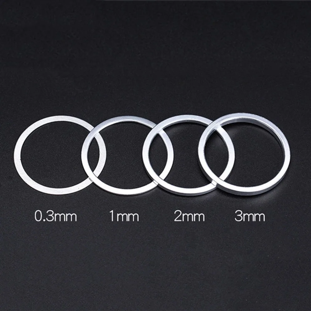 Dust Cover Cycling Accessories Bike Headset Ring Bike Front Fork Adjusting Washer Bicycle Headset Spacer Gasket Spacing Pad