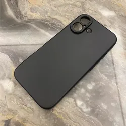 Luxury Silicone Matte Smartphone Cover - Enhanced Protection with Elegant Design - iPhone 12 Mini (Black)