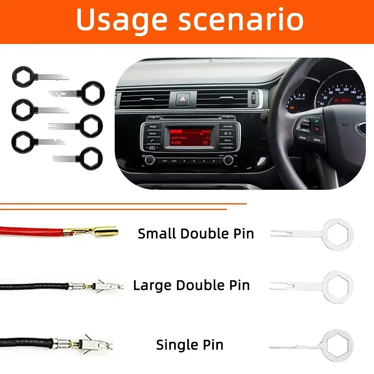 Car Trim Removal Tool Car Interior Disassembly Kit Panel Trim Removal Plastic Dismantlers Hand Complete Case