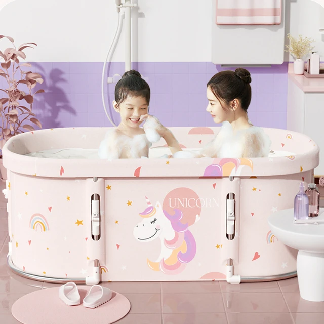 Hordozható Összecsukható Fürdőkád Felnőttek Számára Nagy Fürdőszoba Teljes Test Kád Megvastagodott Vödör Spa Pezsgőfürdő Tina Plegable Felnőttkor - Image 2