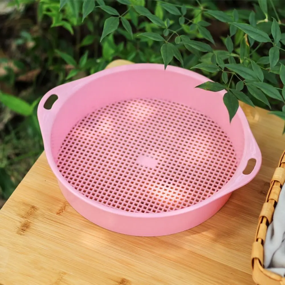 Tamis De Jardinage Rond En PP - Tamis à Sable Et Terre Maille Fine Pour Jardin