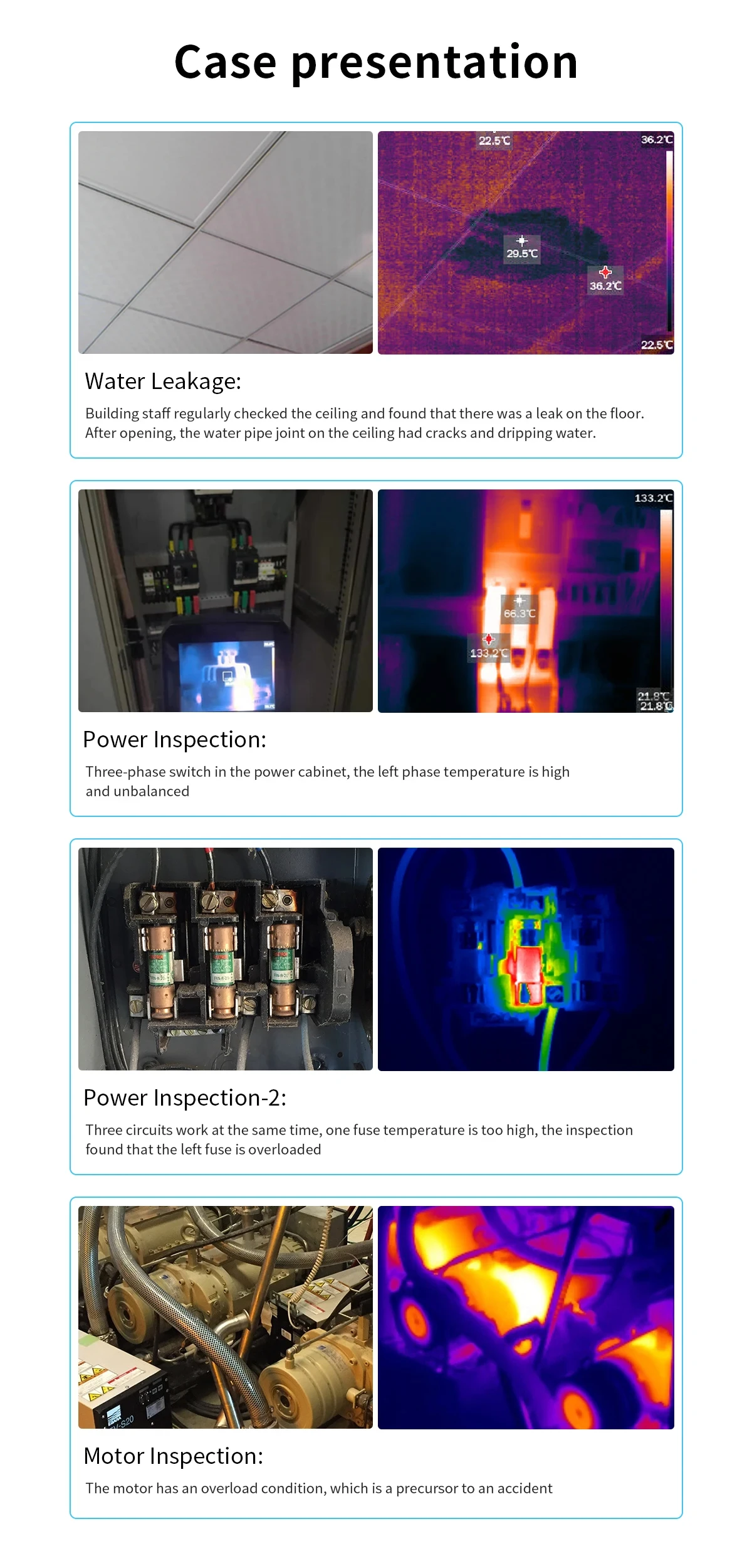 DP-22 Handheld Thermal Imaging Camera 320x240 Visible Dual Fusion Infrared Therm