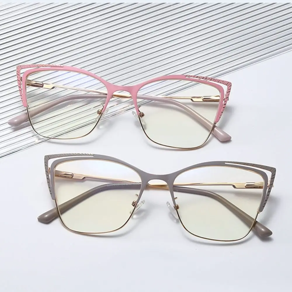 

Blue Ray Blocking Anti-Blue Light Glasses Metal Ultralight Square Eyeglasses Eye Protection Optical Spectacle Eyeglass