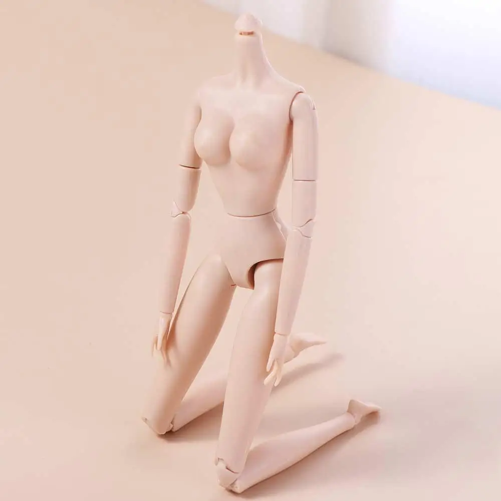 1/6 Doll White Skin Nude Doll Toys Solid Doll 28 Joints Jointed Nude BJD Dolls Replacement Multi-functional Super Model Doll
