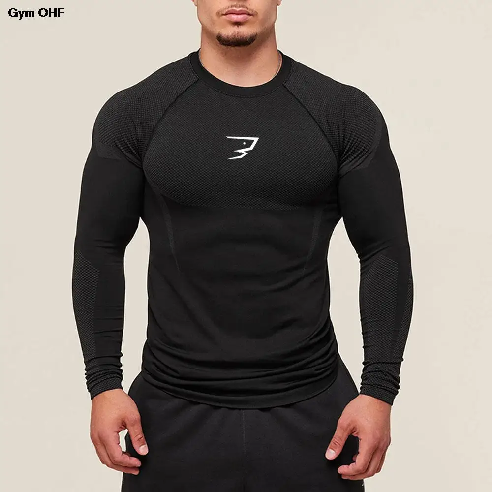 Nuove magliette da bodybuilding da uomo, aderenti, traspiranti, ad asciugatura rapida, per lo sport, estive