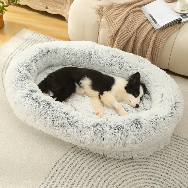 

Pet Dog Bed Comfortable Donut Cuddler Round Dog Kennel Ultra Soft Washable Dog and Cat Cushion Bed Winter Warm Sofa hot sell