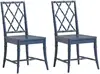 X-Back Dining (Set of 2) Side Chair, Blue 1