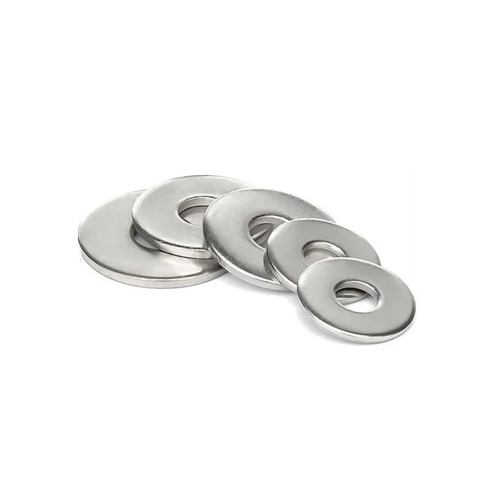 316 Stainless Steel Large Flat Washer M3 M4 M5 M6 M8 M10 M12 M14 M16 Big Plain Gasket DIN9021 Metal Gaskets 5-50PCS