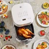 Midea 220V Air Fryer Home 5.5L Visible No-Flip Multifunction Electric Fryer French Fry Machine Oil-Free Electric Fryer 5