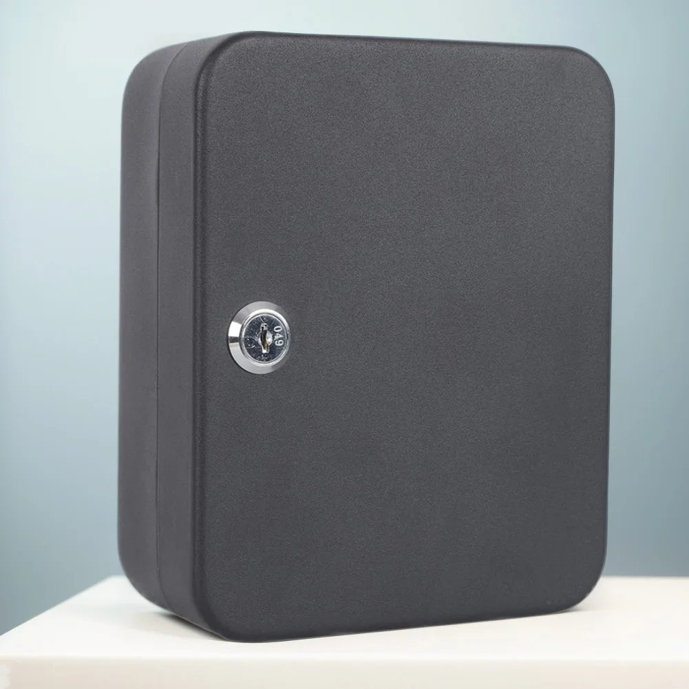 Key Box Wall Mounted 20 Key Hooks Key Cabinet Wall Mount with Key/Code Lock Key Storage Lock Box Key Cabinet Security Lock Box
