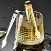 Coffee Sugar Clip Stainless Steel Anti-skid Tong Ice Palm Shape Food Cake Clamp Kitchen Gadgets Bar Buffet Golden Tools Tweezer