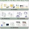 Breast Pump Accessories Silicone Flange Inserts 13/15/17/19/21mm For Breast pump Shield/Flanges Tunnel Down to Correct Size 2
