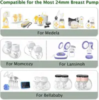 Breast Pump Accessories Silicone Flange Inserts 13/15/17/19/21mm For Breast pump Shield/Flanges Tunnel Down to Correct Size 2