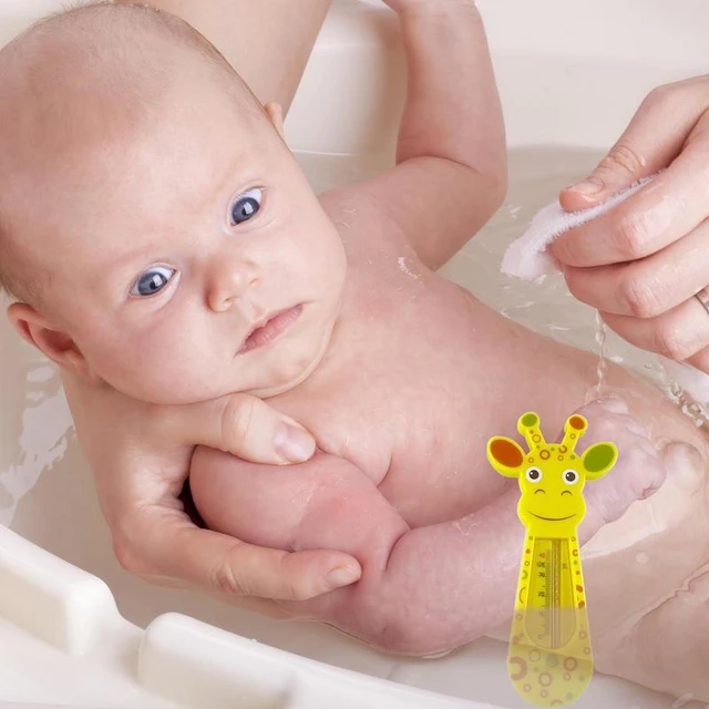 Giraffe Baby Thermometer, Bathtub Pool Floating Toy Thermometer