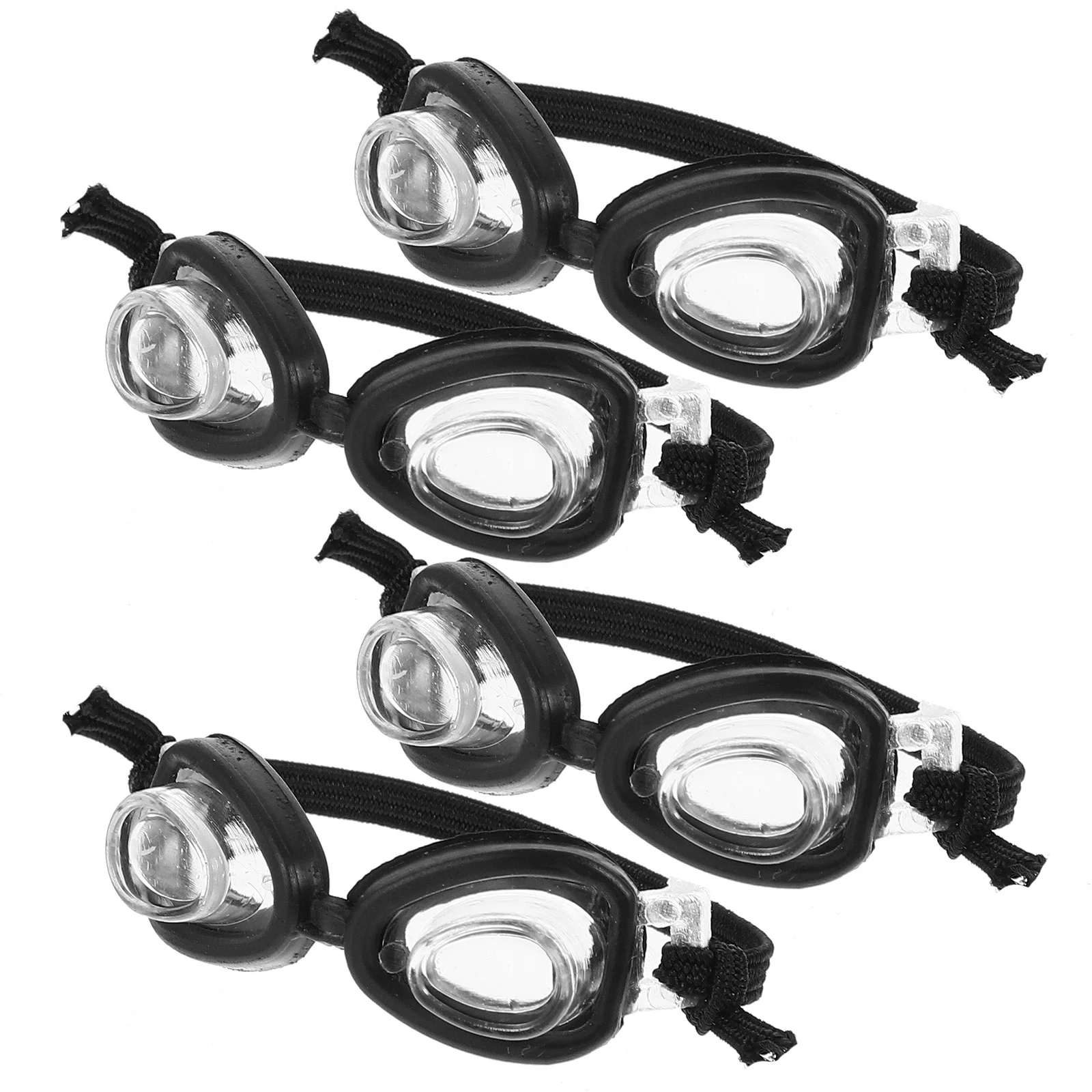 

Doll Swimming Goggles Miniature Water Doll Dress Up Eyeglasses Mini Retro Sunglasses Doll Costume Accessories