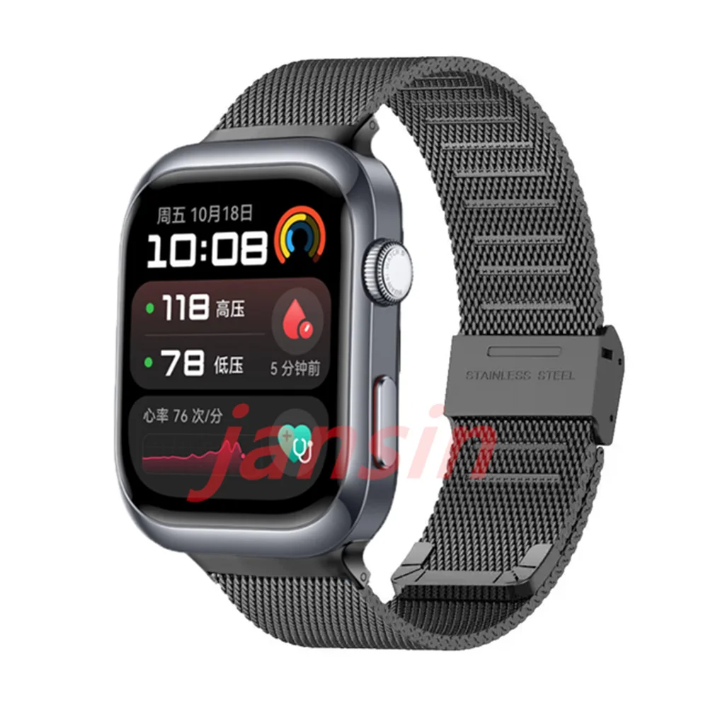 Stainless Steel Metal Wristband Bracelet - Business Watchband Accessory