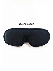 Luxurious Unisex Sleep Eye Mask Set (Black)