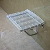 Stainless Steel Folding Bath Chair Wall-mounted Shower Seats Home Barrier-free Bathroom Chair Creative Porch Shoe Changing Chair 2