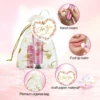 24 Hand gift Hand cream and lip balm set Friends Party Gift with love net bag and thank you card Holiday gift 3