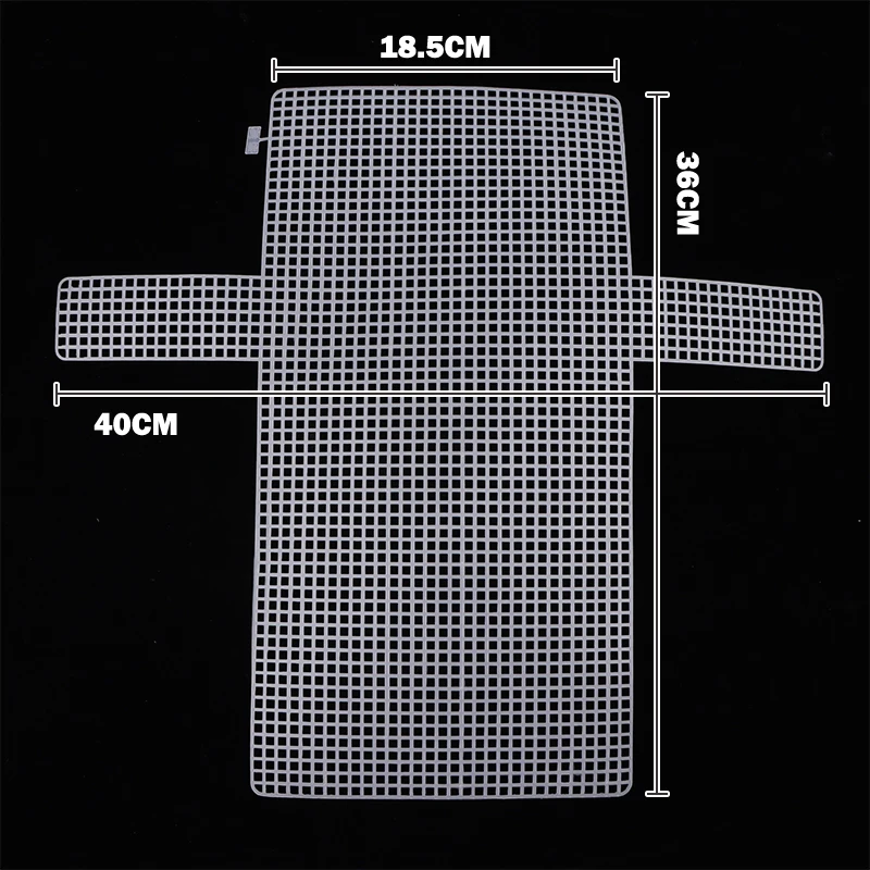 Plastic Weaving Plastic Mesh Cloth For Bag Making DIY Handcraft Bags Weaving Material Bags Made Grid Hook 2Pcs craft supplies