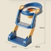 Cochildor adjustable toilet training seat with sturdy anti-slide stool 3
