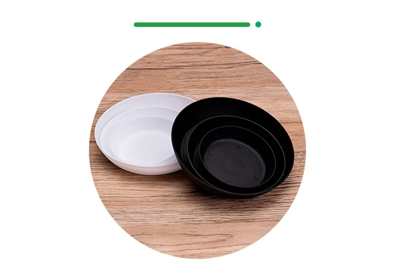Description Picture 6 of item10Pcs Flower Pot Tray Succulent Cactus Flowerpot Square/Round Drip Trays Indoor Outdoor Plant Saucer Home Garden Decoration