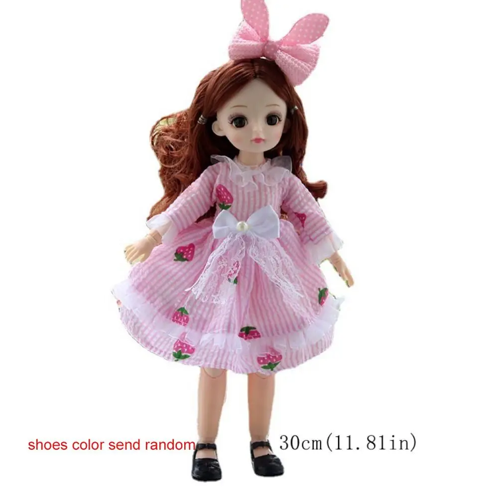 Dressing Spherical Joint 30cm Anime Bjd Dress Up with Clothes Hinged Colorful Cute 30cm Articulated