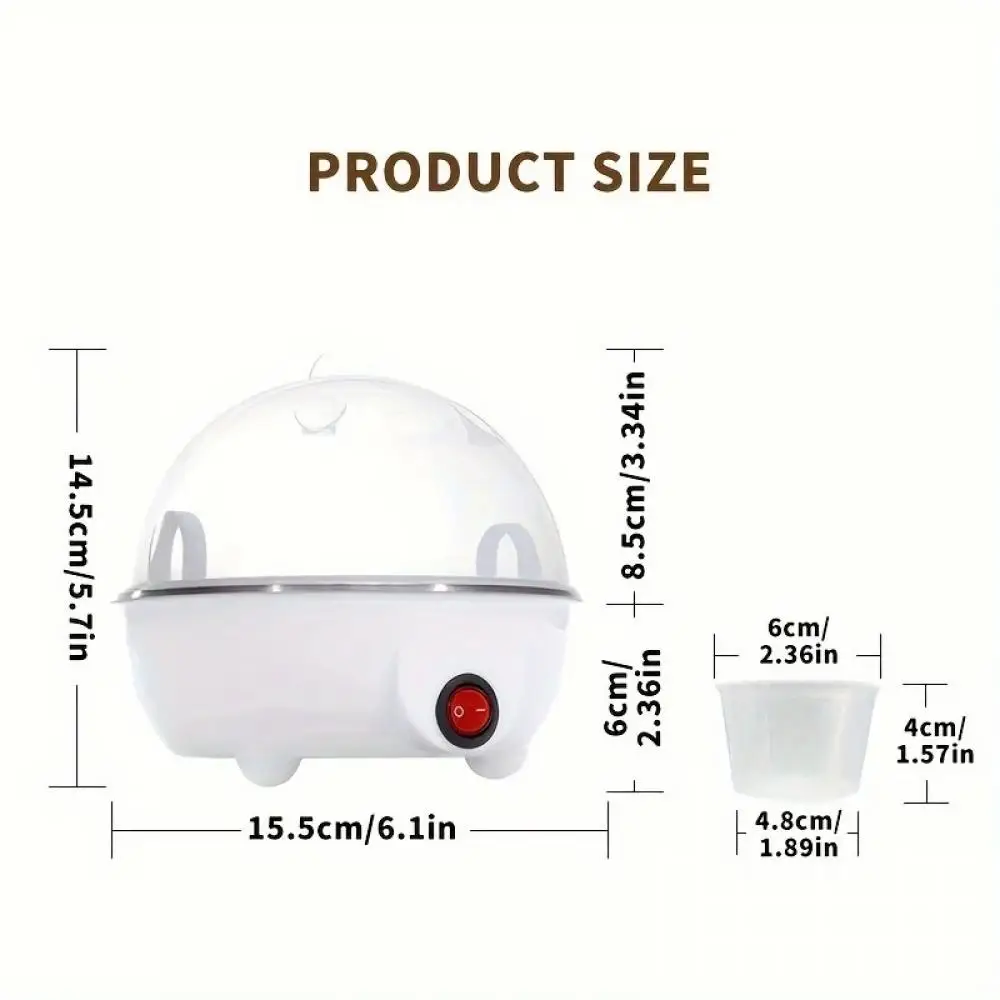 Description Picture 3 of itemMultifunction Egg Boiler Automatic Power-Off Electric Egg Cooker Single Egg Steamer Kitchen Steamed Breakfast Cooking Appliances